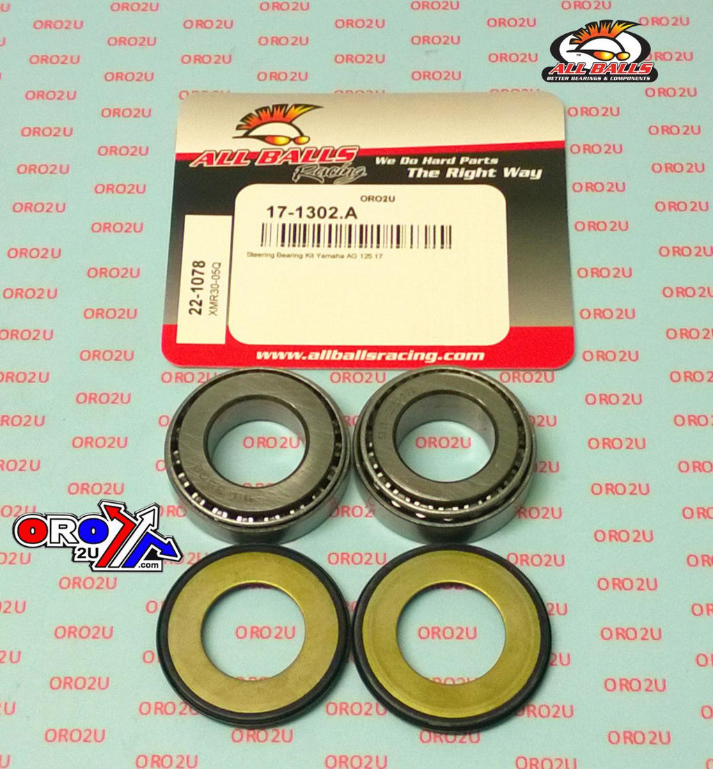 STEERING BEARING KIT ALLBALLS, ALLBALLS 22-1078 YAMAHA AG125