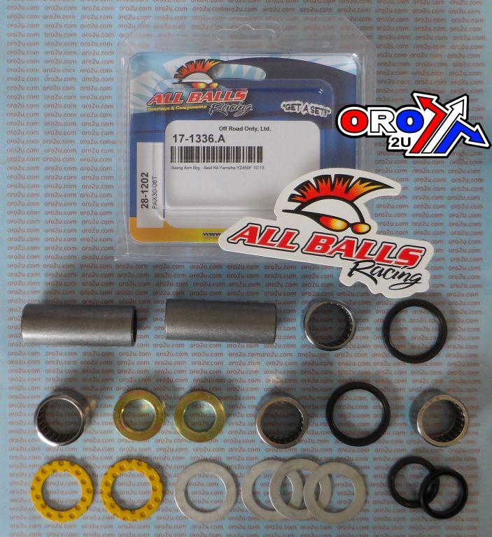 SWINGARM BEARING KIT ALLBALLS, ALLBALLS 28-1202 YAMAHA YZ/WR 250/450 10-22
