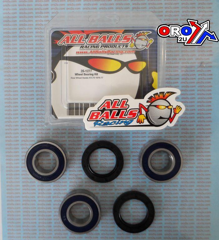 WHEEL BEARING KIT REAR 72-78 HON ATC70/KAW KH400, ALLBALLS 25-1277 ROAD/ATV