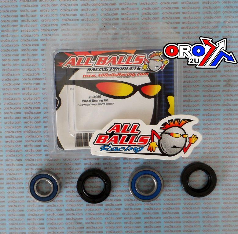 WHEEL BEARING KIT FRONT 86-87 HON TRX70, ALLBALLS 25-1050 ATV
