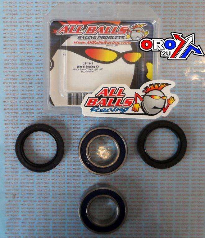WHEEL BEARING KIT REAR 86-87 HON ATC200X, ALLBALLS 25-1445 ATV