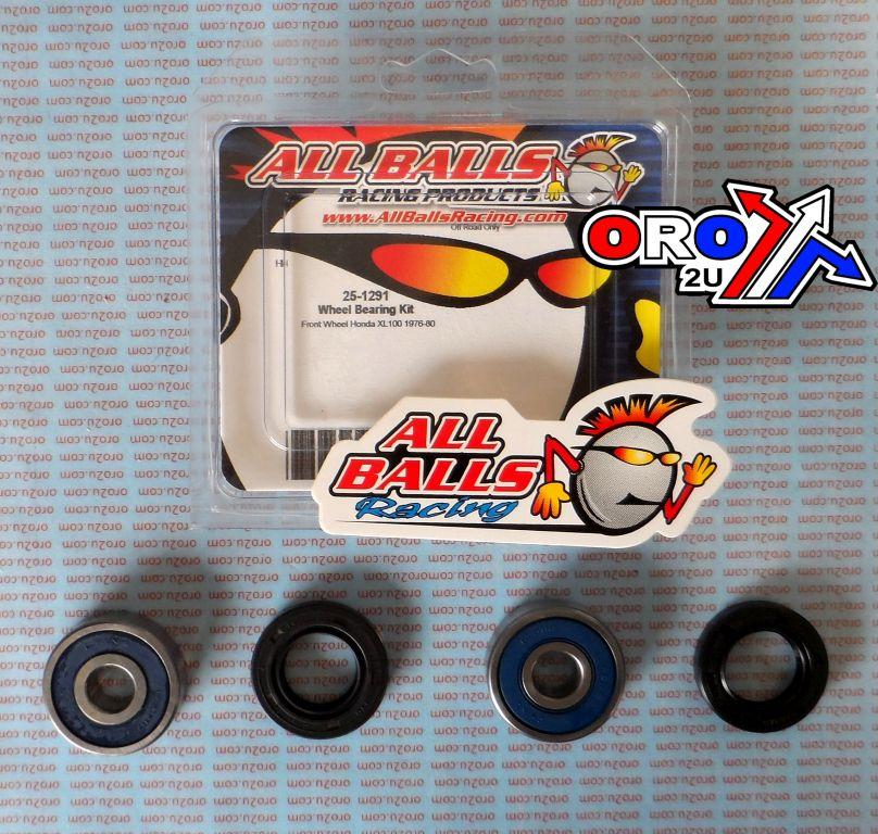 WHEEL BEARING KIT FRONT 75-85 HON TL/XL 100/250, ALLBALLS 25-1291 DIRT/ROAD