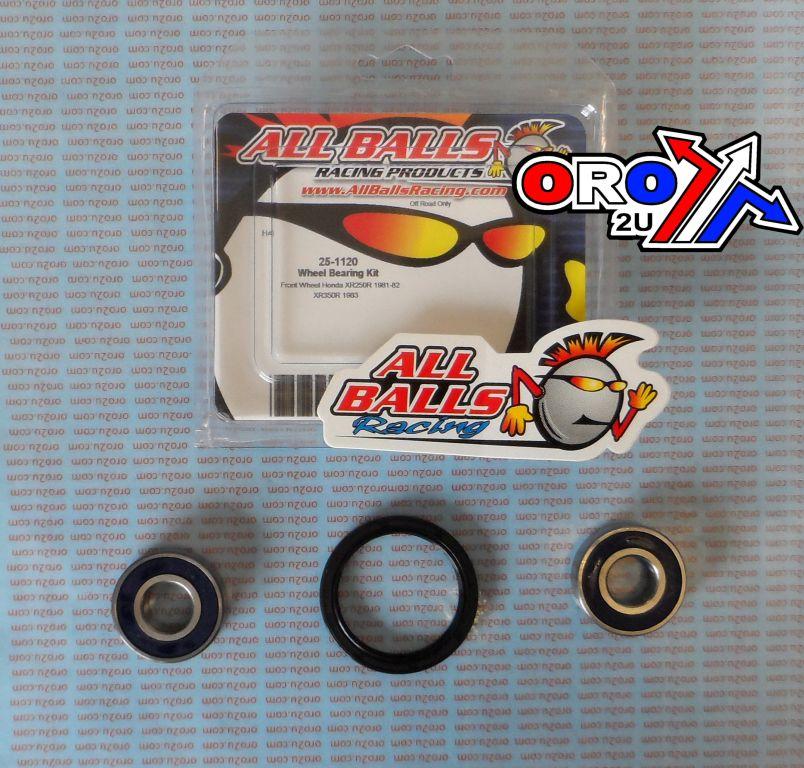 WHEEL BEARING KIT FRONT 81-11 HON CTX/XL/XR, ALLBALLS 25-1120 ROAD