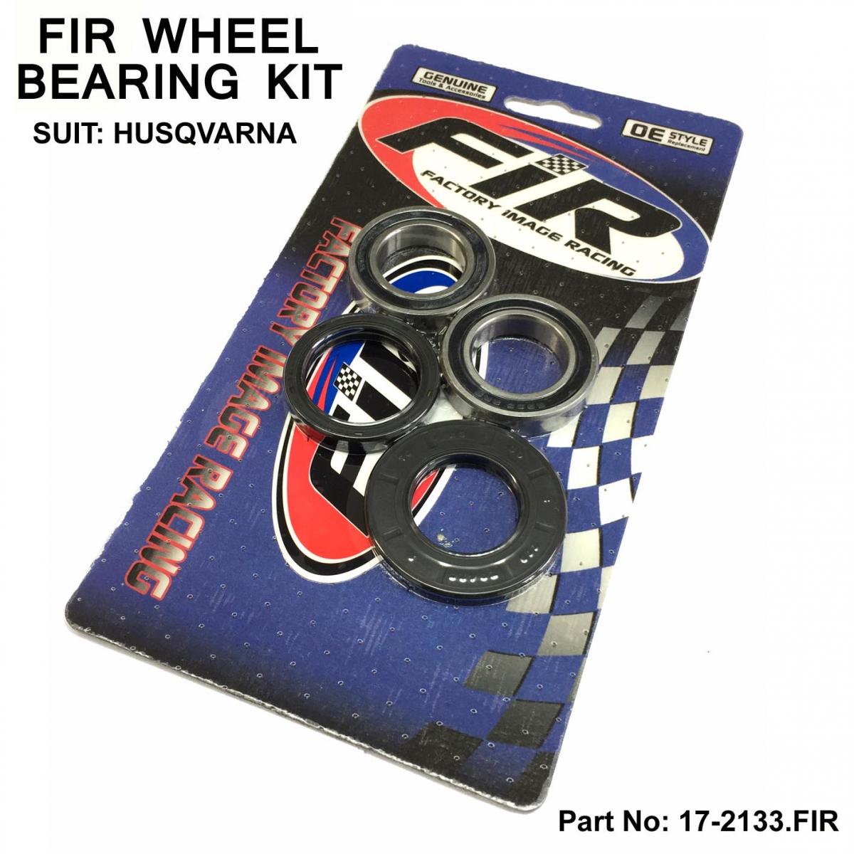 WHEEL BEARING KIT FRONT HUSKY, HUSQVARNA, CR125 01-13, CR250 01-04, SM450 10, SM450R 05-09, SM510 10, SM510R 05-09, SM530R 09, SM610 06-08, SM