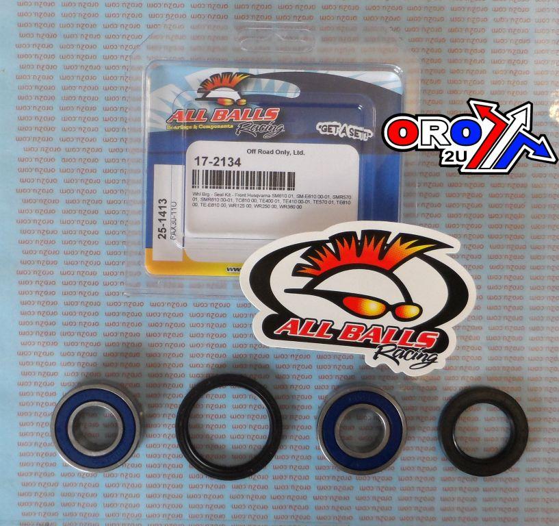 WHEEL BEARING KIT FRONT 00-01 HUSKY SM/TC/TE/WR, ALLBALLS 25-1413 DIRT