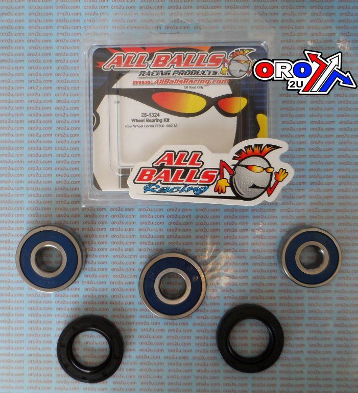 WHEEL BEARING KIT REAR 82-83 HON FT500, ALLBALLS 25-1324 ROAD