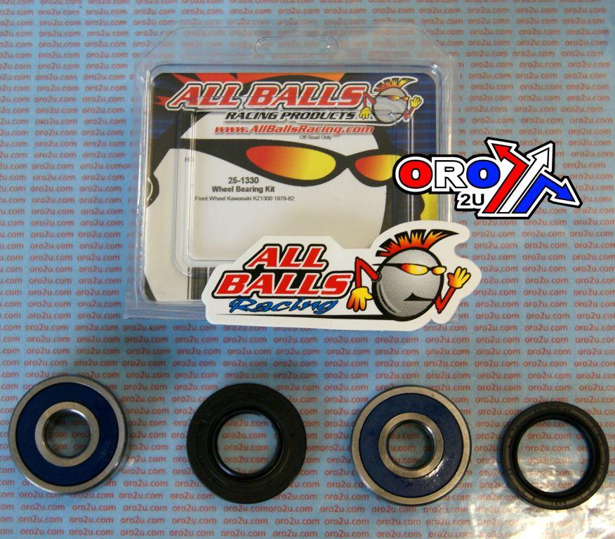 WHEEL BEARING KIT FRONT & REAR KAW/YAM/HON, ALLBALLS 25-1330 ROAD