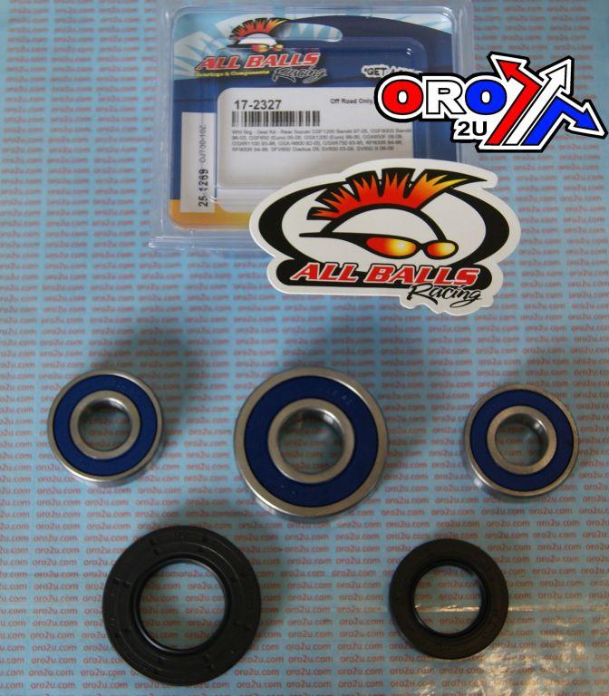 WHEEL BEARING KIT REAR 93-20 SUZ GSF/GSX/GSXR/RF/SFV/SV, ALLBALLS 25-1269 ROAD