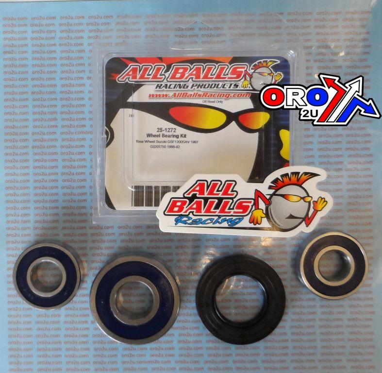 WHEEL BEARING KIT REAR 88-94 SUZ GSX/GSXR 400-1100, ALLBALLS 25-1272 ROAD