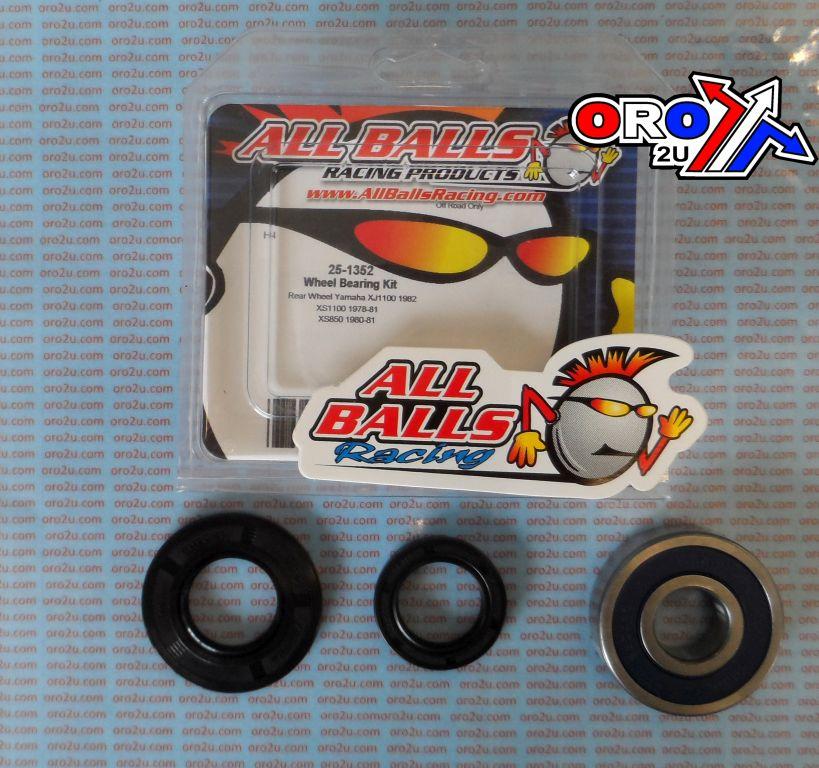 WHEEL BEARING KIT REAR 78-82 YAM XS/XJ 850/1100, ALLBALLS 25-1352 ROAD
