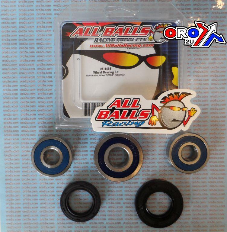 WHEEL BEARING KIT REAR 98-06 HON CB600F HORNET, ALLBALLS 25-1468 ROAD