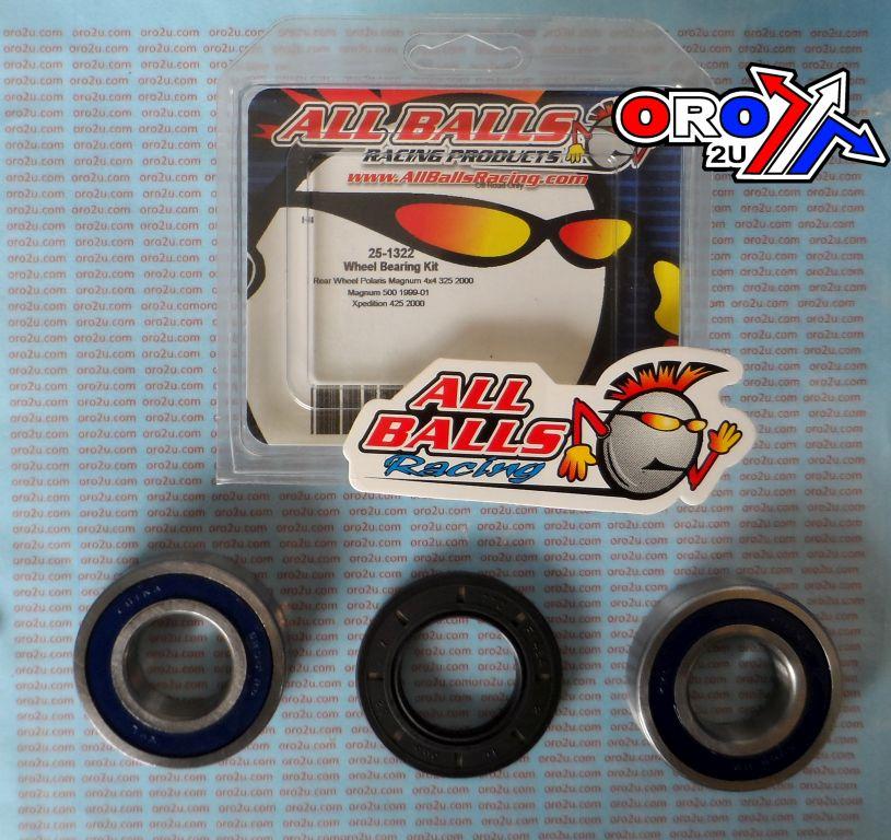 WHEEL BEARING KIT REAR 00-01 POLARIS MAGNUM/XPEDITION, ALLBALLS 25-1322 ATV