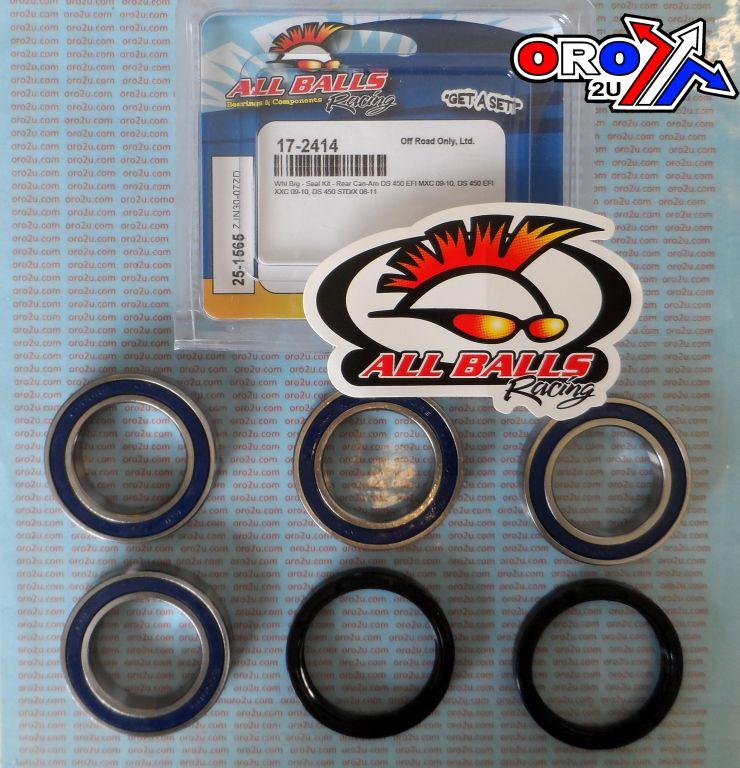 WHEEL BEARING KIT REAR 08-13 CAN-AM DS 450, ALLBALLS 25-1565 ATV