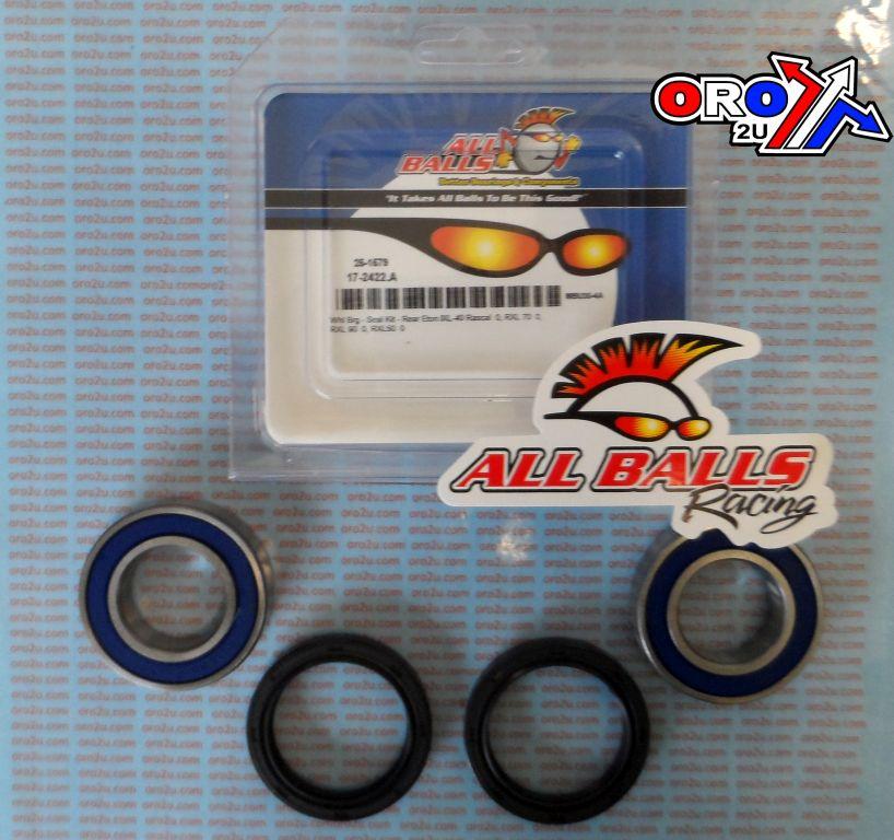 WHEEL BEARING KIT REAR 09-13 YAM YFM90/ETON IXL/RX4/RXL, ALLBALLS 25-1579 ATV