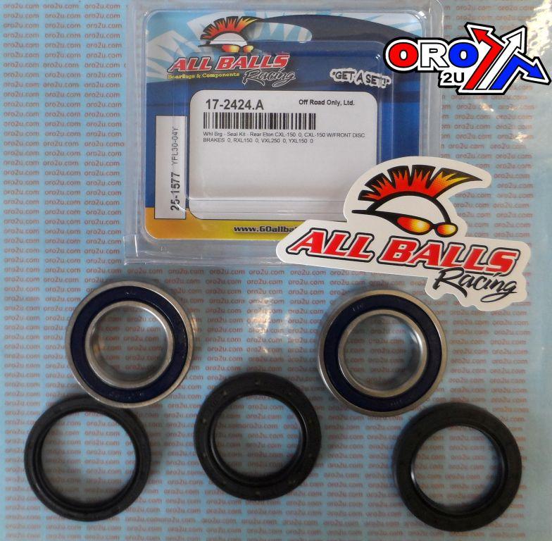 WHEEL BEARING KIT REAR ETON CXL/RXL/ST/VXL/YXL, ALLBALLS 25-1577 ATV