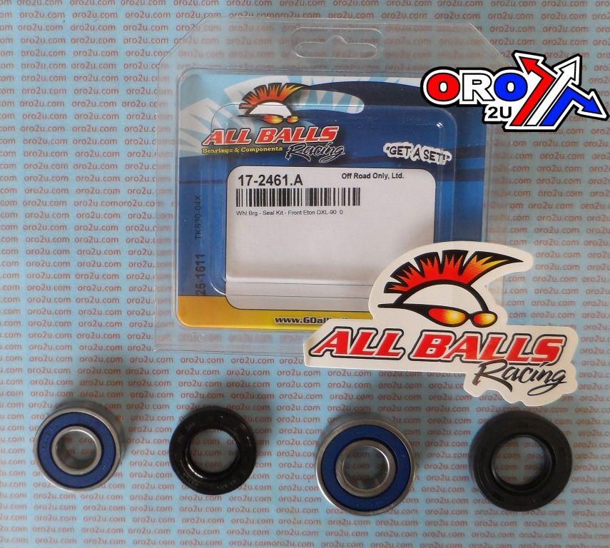 WHEEL BEARING KIT FRONT ETON DXL-90, ALLBALLS 25-1611 ATV