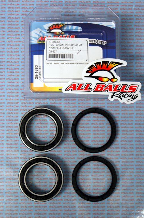 REAR CARRIER BEARING KIT, HIGH PERFORMANCE, ALLBALLS 25-1663