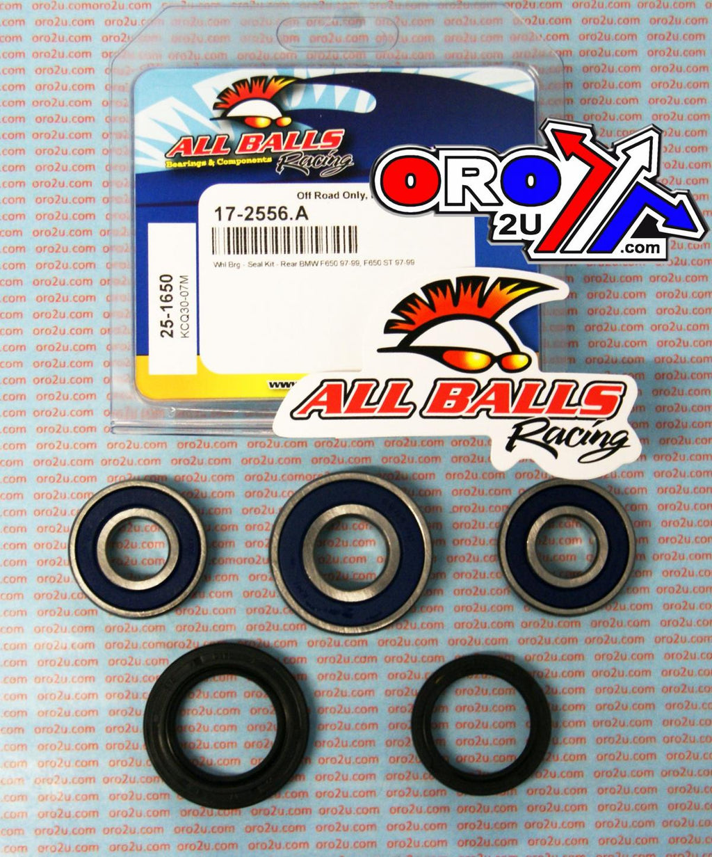 WHEEL BEARING KIT REAR 97-05 APRILIA PEGASO/BMW F650, ALLBALLS 25-1650 ROAD
