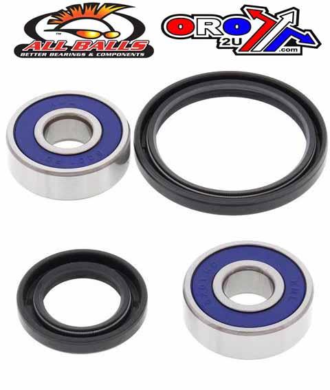 WHEEL BEARING KIT FRONT 86-21 HON CN/NSR/KYMCO/SUZ DR-Z50, ALLBALLS 25-1644 ROAD/DIRT
