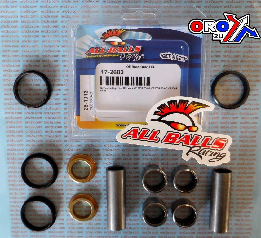 SWINGARM BEARING KIT ALLBALLS, ALLBALLS 28-1013 HONDA CR 125/250/500 85-88