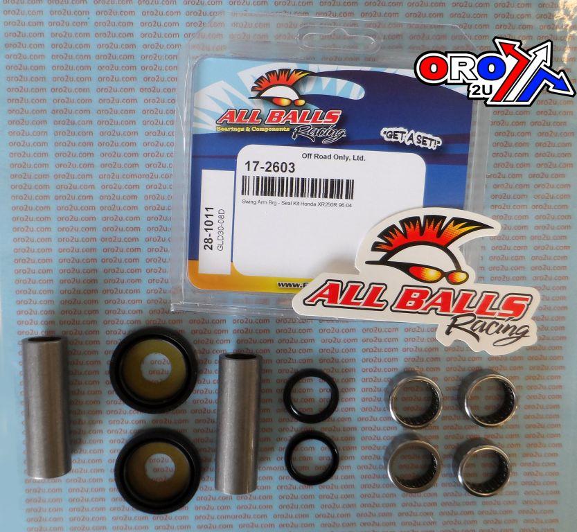 SWINGARM BEARING KIT ALLBALLS, ALLBALLS 28-1011 HONDA XR250R 96-04