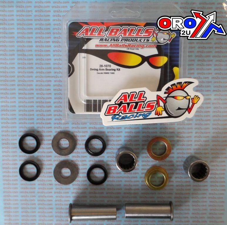 SWINGARM BEARING KIT ALLBALLS, ALLBALLS 28-1070 SUZUKI RM80 90
