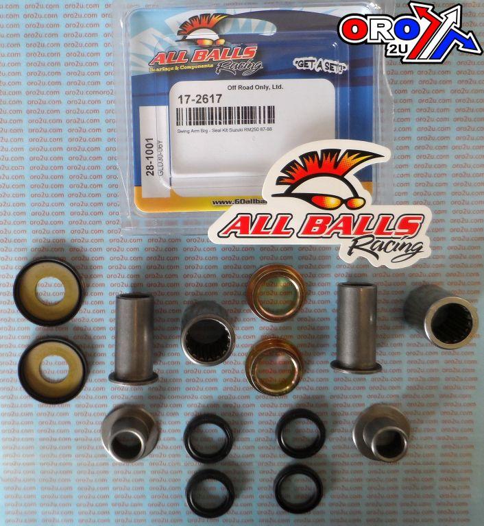 SWINGARM BEARING KIT ALLBALLS, ALLBALLS 28-1001 SUZUKI RM250 87-88
