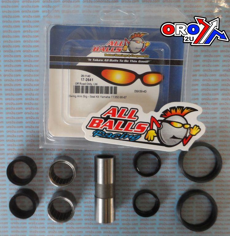 SWINGARM BEARING KIT ALLBALLS, ALLBALLS 28-1140 YAMAHA TT350 86-87