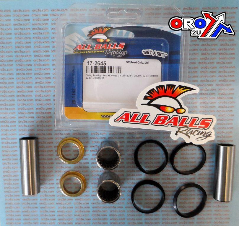 SWINGARM BEARING KIT ALLBALLS, ALLBALLS 28-1142 HONDA CR125/250/480/500R 82-84