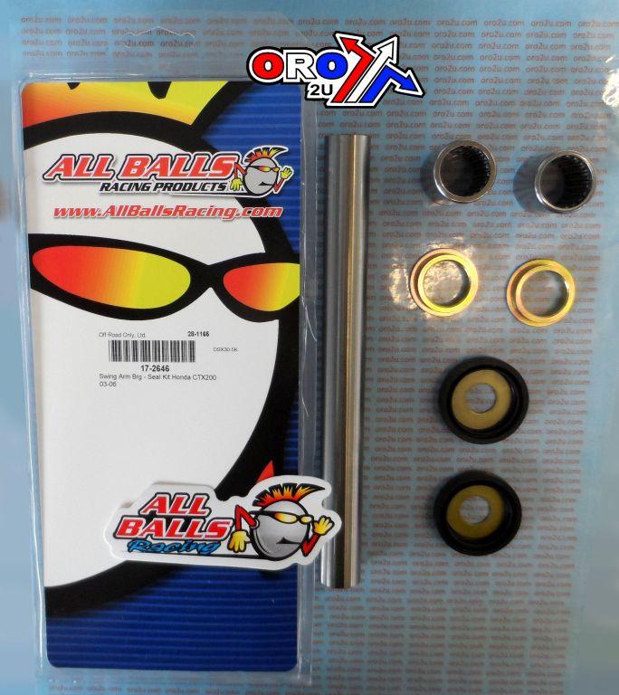 SWINGARM BEARING KIT ALLBALLS, ALLBALLS 28-1165 HONDA CTX200 02-11
