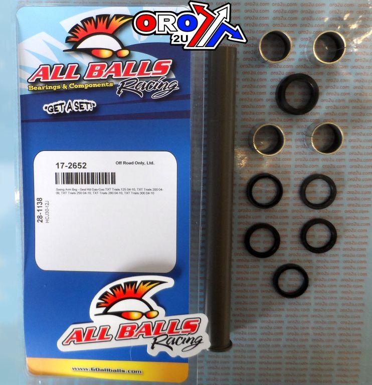SWINGARM BEARING KIT ALLBALLS, ALLBALLS 28-1138 GAS GAS CONTACT/TXT