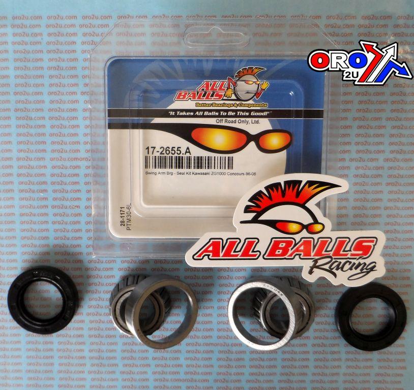 SWINGARM BEARING KIT ALLBALLS, ALLBALLS 28-1171 KAWASAKI ZG1000 86-06