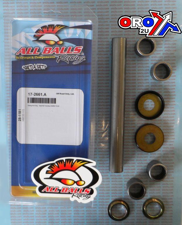 SWINGARM BEARING KIT ALLBALLS, ALLBALLS 28-1181 YAMAHA XS650 75-83