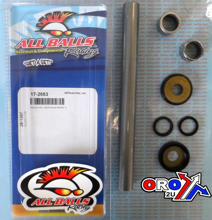 SWINGARM BEARING KIT ALLBALLS, ALLBALLS 28-1207 HONDA CRF250/300 13-22