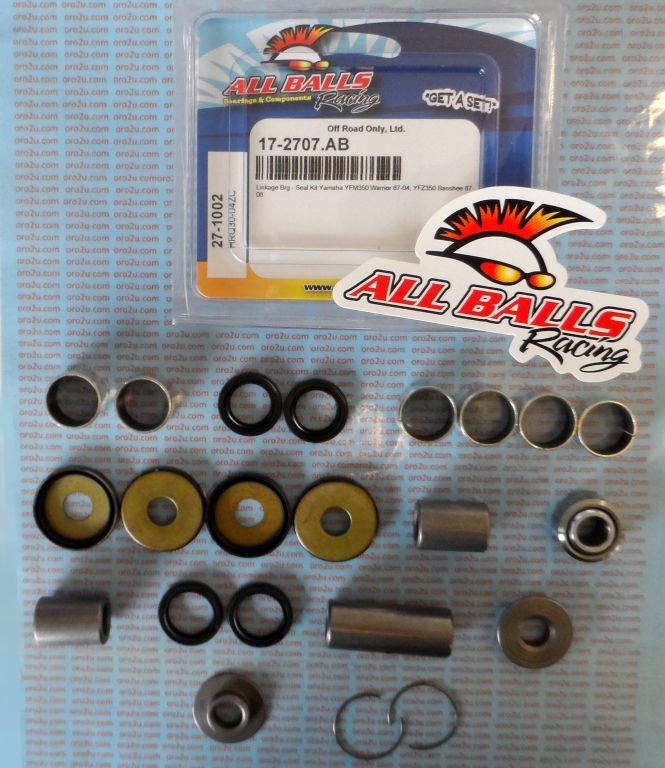 ARM LINKAGE BEARING KIT YFM350, ALLBALLS 27-1002 YAMAHA, YFZ350 BANSHEE 87-06, WARRIOR