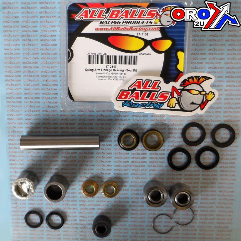 SWINGARM LINKAGE KIT KX80, ALLBALLS 27-1110 KAWASAKI, KDX80 84-88, KX80 83-85