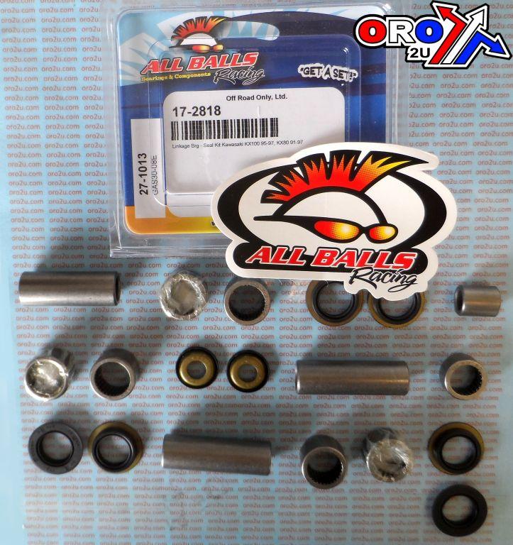SWINGARM LINKAGE KIT KX80/100, ALLBALLS 27-1013 KAWASAKI, KX100 95-97, KX80 91-97