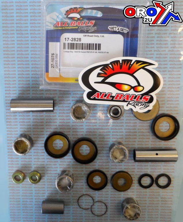 SWINGARM LINKAGE KIT RM125, ALLBALLS 27-1076 SUZUKI RM250, RM125 87-88, RM250 87-88
