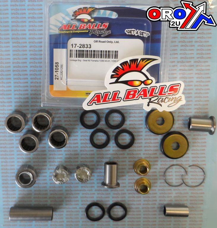 SWINGARM LINKAGE KIT YZ80 85, ALLBALLS 27-1058 YAMAHA MX