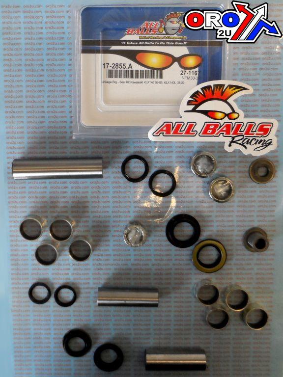 SWINGARM LINKAGE KIT KLX140, ALLBALLS 27-1167 KAW MX