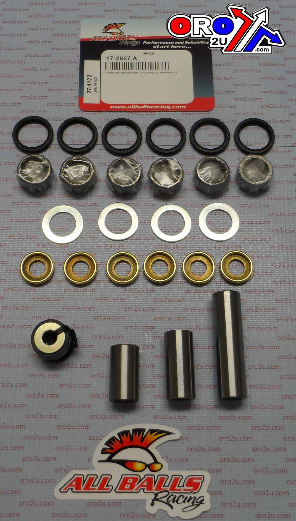 SWINGARM LINKAGE KIT CRF, ALLBALLS 27-1172 CRF250 CRF450