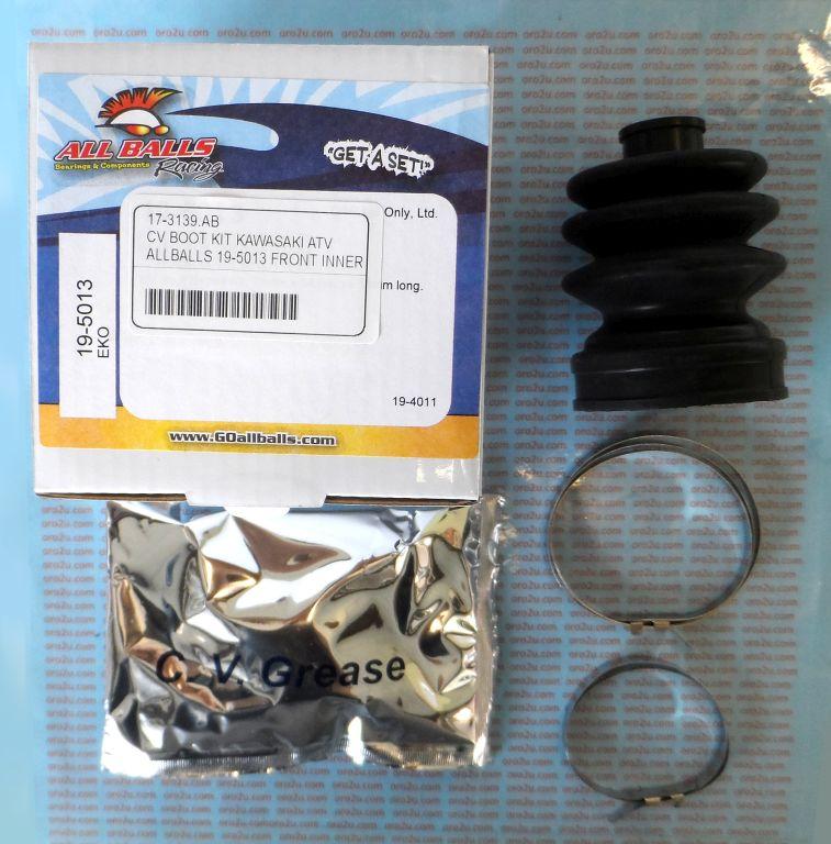 CV BOOT KIT KAWASAKI ATV FR.IN, ALLBALLS 19-5013 SIZE 17x54x84
