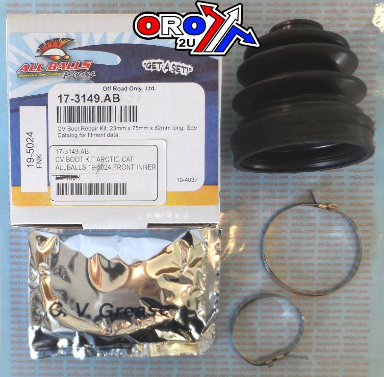 CV BOOT KIT ARCTIC CAT, ALLBALLS 19-5024 FRONT INNER