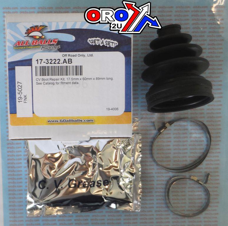 CV BOOT KIT CAN AM ATV, ALLBALLS 19-5027 FRONT INNER