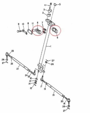 STEERING BUSHING YAMAHA ATV, AT-08655, 1UY-23812-00 / 1UY-23812-00-00
