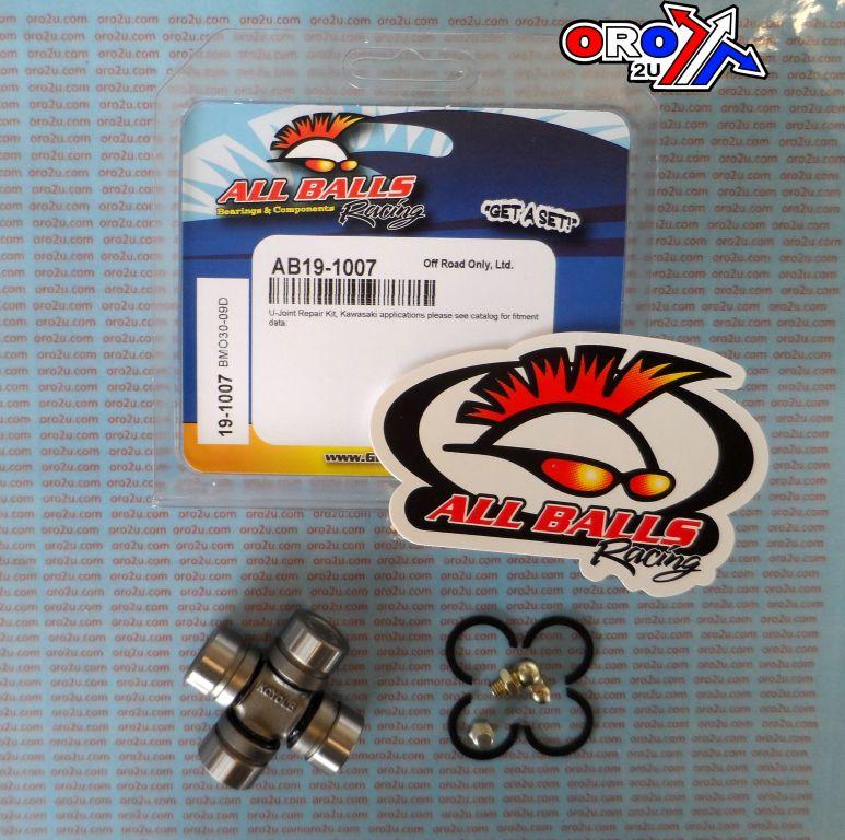 UNIVERSAL JOINT KAWASAKI ATV, ALLBALLS 19-1007 KVF, KLF, 49050-1060, 49050-00253