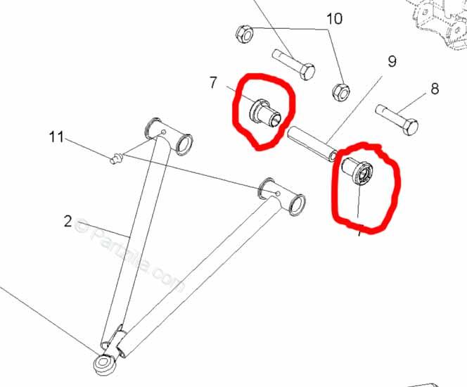 BUSH KIT /8PC OEM 5436832