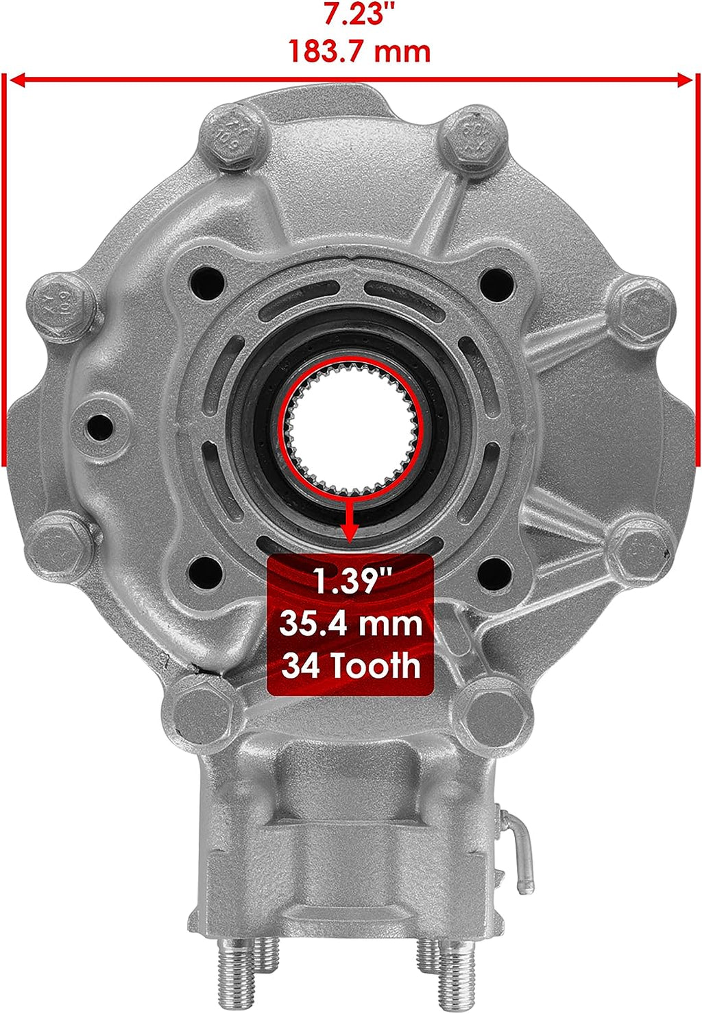 REAR DIFFERENTIAL HONDA 1988 – 2000 TRX300 A FW AN FOURTRAX 2X4 4X4 41300-HM5-A10 41300-HM5-850