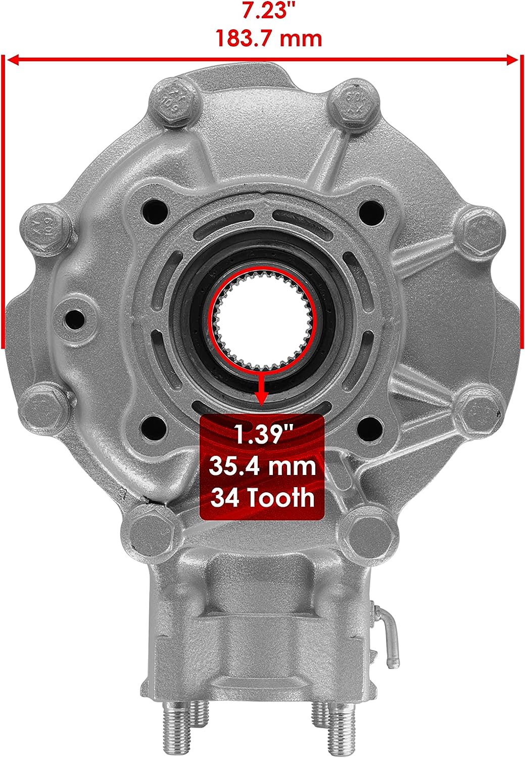 REAR DIFFERENTIAL HONDA 1988 – 2000 TRX300 A FW AN FOURTRAX 2X4 4X4 41300-HM5-A10 41300-HM5-850