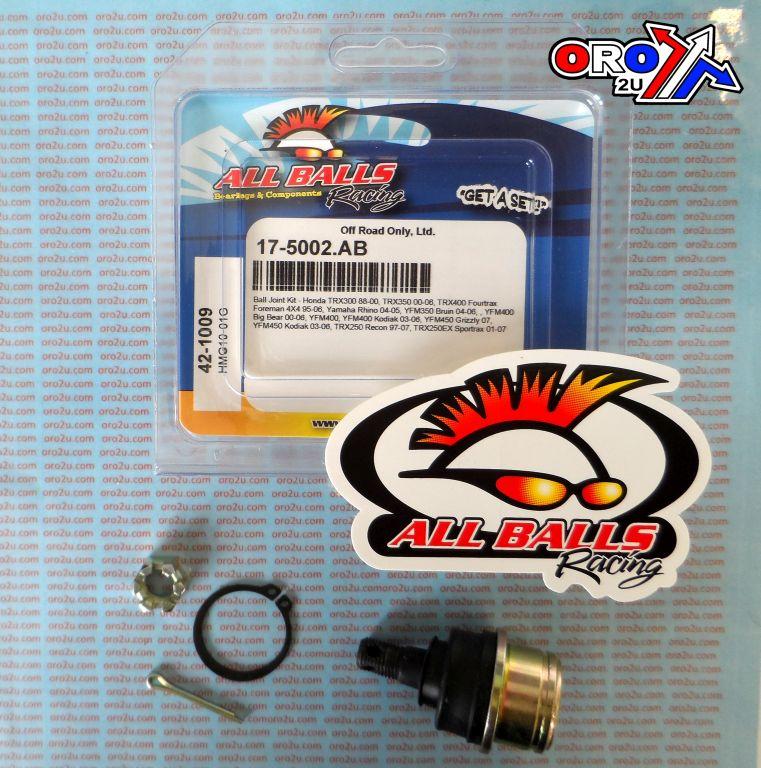 BALL JOINT KIT ALLBALLS, 42-1009 UPPER, LOWER FITTING